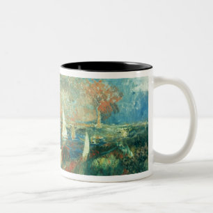 Pierre A Renoir Banks of the Seine at Argenteuil Two-Tone Coffee Mug