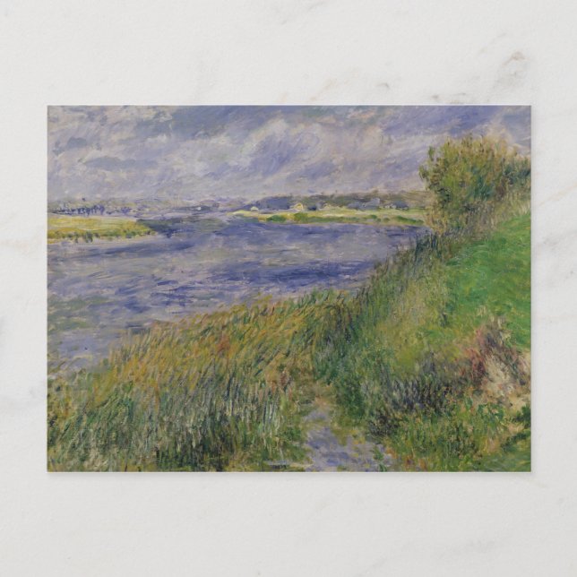 Pierre A Renoir | Banks of the Seine, Champrosay Postcard (Front)