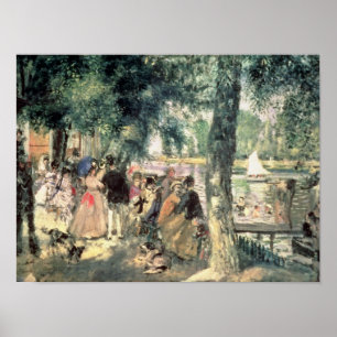 Pierre A Renoir   Bathing on the Seine Poster