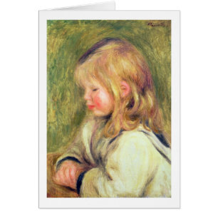 Pierre A Renoir Child in a White Shirt Reading