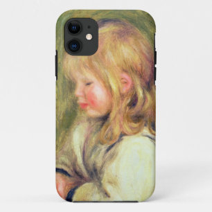 Pierre A Renoir Child in a White Shirt Reading Case-Mate iPhone Case