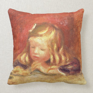 Pierre A Renoir Coco at the Table Cushion