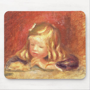 Pierre A Renoir   Coco at the Table  Mouse Pad