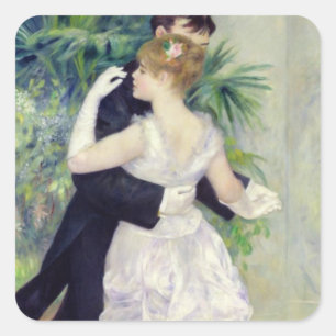 Pierre A Renoir Dance in the City Square Sticker