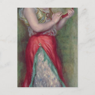 Pierre A Renoir   Dancing Girl with Tambourine Postcard