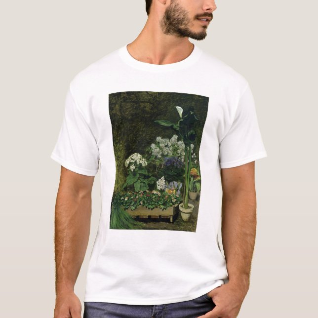 Pierre A Renoir | Flowers in a Greenhouse T-Shirt (Front)