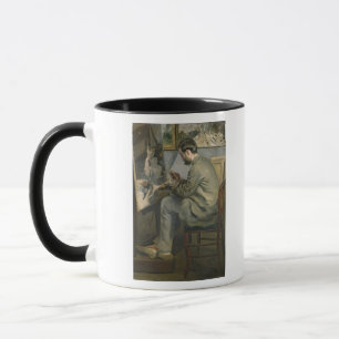 Pierre A Renoir Frederic Bazille at his Easel Mug