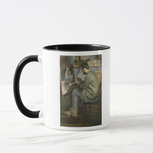Pierre A Renoir | Frederic Bazille at his Easel Mug (Left)