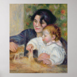 Pierre A Renoir   Gabrielle and Jean Poster