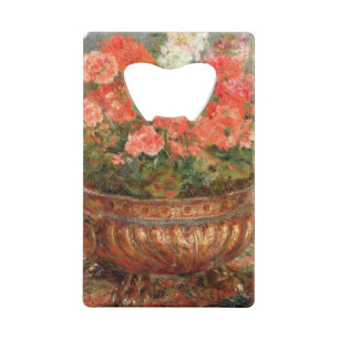 Pierre A Renoir   Geraniums in a Copper Basin