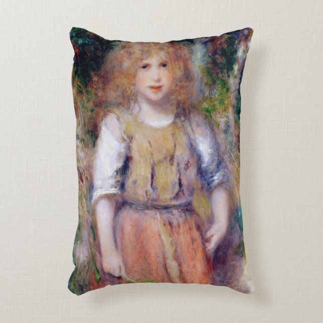 Pierre A Renoir | Gypsy Girl Decorative Cushion (Front(Vertical))