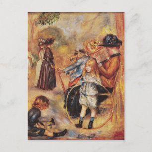 Pierre A Renoir   In the Luxembourg Gardens Postcard
