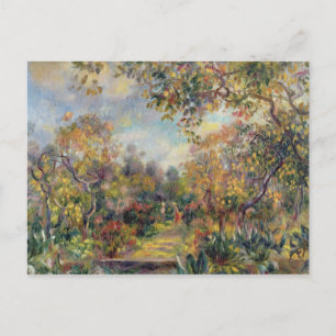 Pierre A Renoir Landscape at Beaulieu Postcard