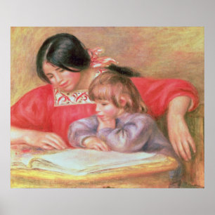 Pierre A Renoir   Leontine and Coco Poster