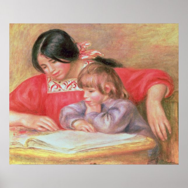 Pierre A Renoir | Leontine and Coco Poster (Front)