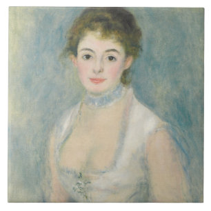 Pierre A Renoir Madame Henriot Tile