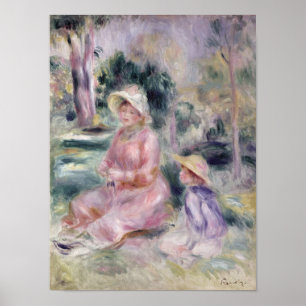 Pierre A Renoir Madame Renoir and her son Pierre Poster