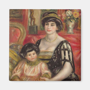 Pierre A Renoir Mme Josse Bernheim-Jeune and Son Magnet