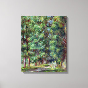 Pierre A Renoir Path in a Wood Canvas Print