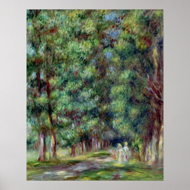 Pierre A Renoir | Path in a Wood Poster (Front)