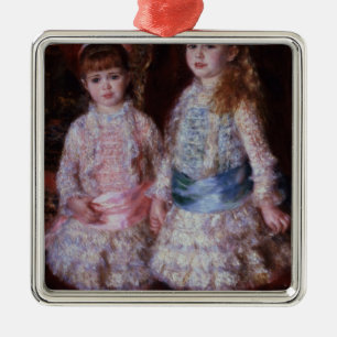 Pierre A Renoir Pink and Blue Metal Tree Decoration