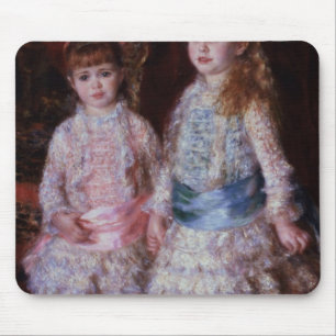 Pierre A Renoir   Pink and Blue Mouse Pad