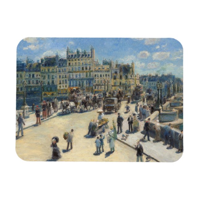 Pierre A Renoir | Pont Neuf, Paris Magnet (Horizontal)