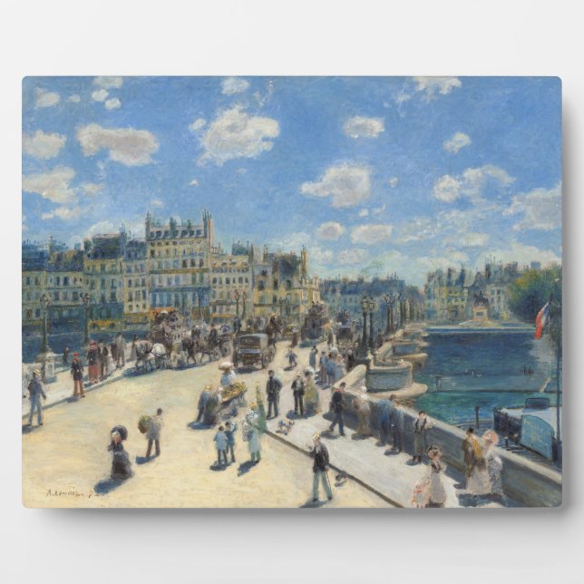 Pierre A Renoir | Pont Neuf, Paris Plaque (Front)