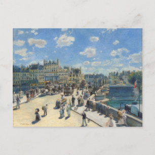 Pierre A Renoir   Pont Neuf, Paris Postcard