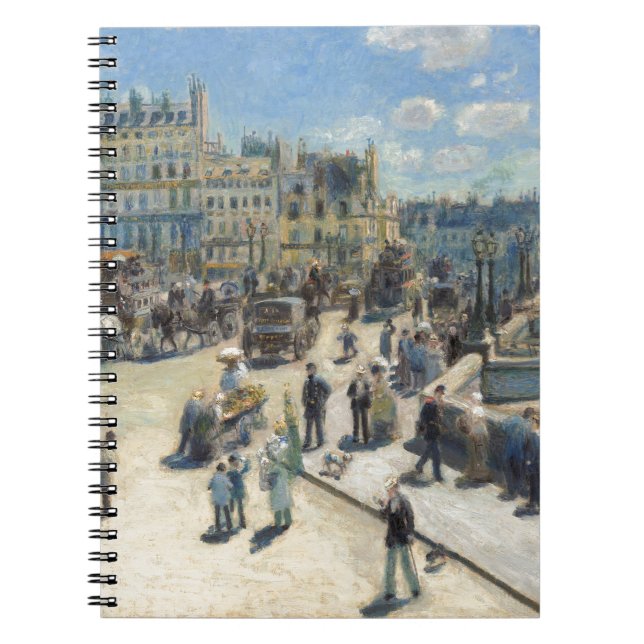 Pierre A Renoir | Pont Neuf, Paris Spiral Notebook (Front)