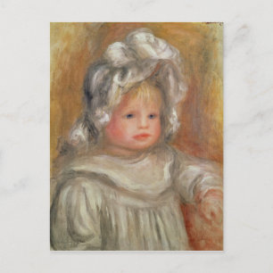 Pierre A Renoir   Portrait of a Child Postcard