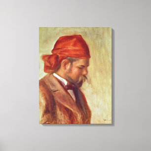 Pierre A Renoir Portrait of Ambroise Vollard Canvas Print
