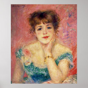 Pierre A Renoir   Portrait of Jeanne Samary Poster