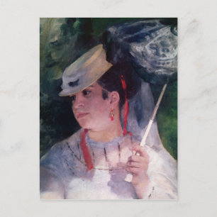 Pierre A Renoir Portrait of Lise Postcard