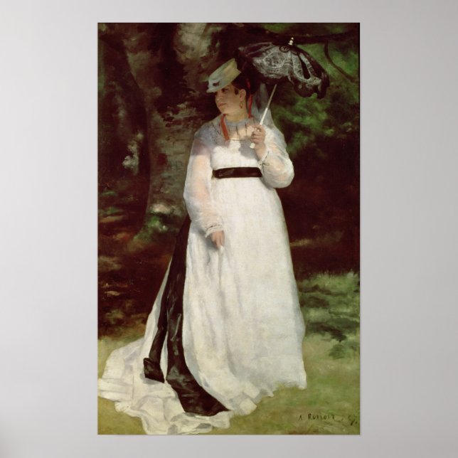 Pierre A Renoir | Portrait of Lise Poster (Front)