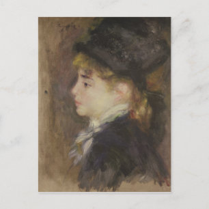 Pierre A Renoir Portrait of Margot Postcard