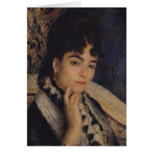 Pierre A Renoir Portrait of Mme. Alphonse Daudet