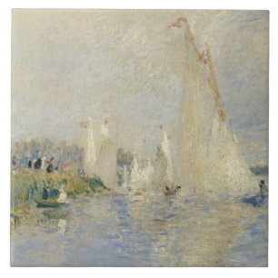 Pierre A Renoir Regatta at Argenteuil Tile