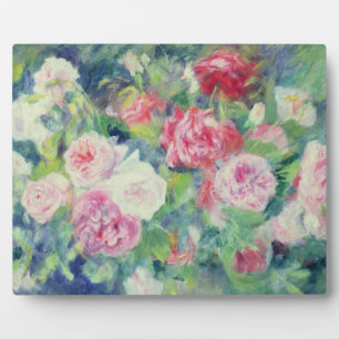 Pierre A Renoir Roses 2 Plaque