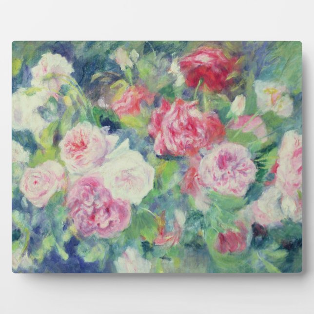 Pierre A Renoir | Roses 2 Plaque (Front)