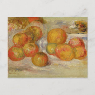 Pierre A Renoir Still Life with Apples Postcard