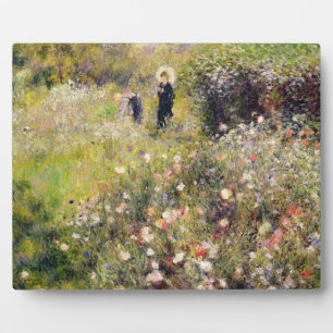 Pierre A Renoir Summer Landscape Plaque