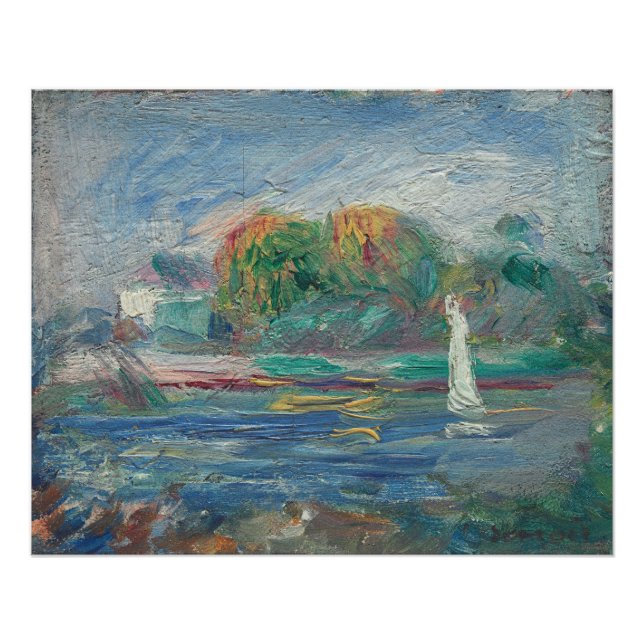 Pierre A Renoir | The Blue River Poster (Front)