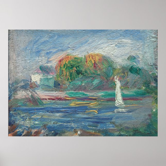 Pierre A Renoir | The Blue River Poster (Front)