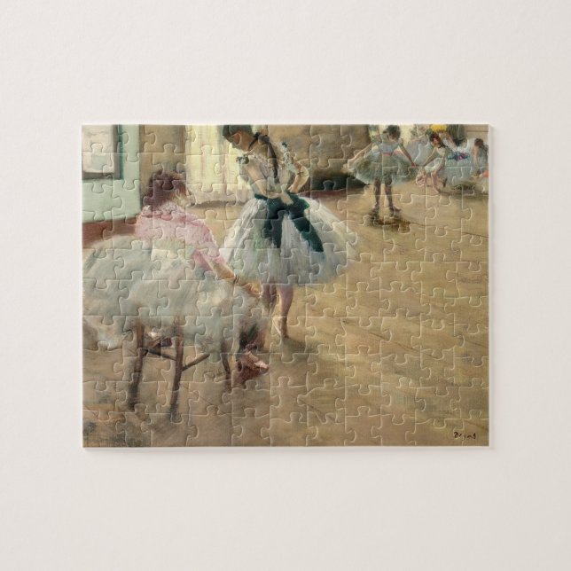 Pierre A Renoir | The Dance Lesson Jigsaw Puzzle (Horizontal)