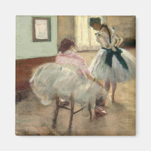 Pierre A Renoir   The Dance Lesson Magnet