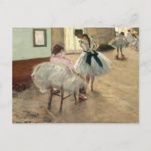 Pierre A Renoir   The Dance Lesson Postcard