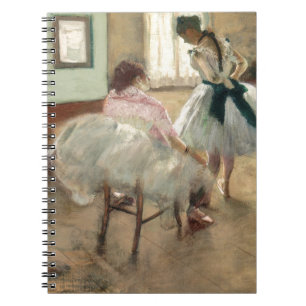 Pierre A Renoir   The Dance Lesson Spiral Notebook