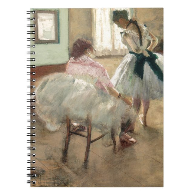 Pierre A Renoir | The Dance Lesson Spiral Notebook (Front)