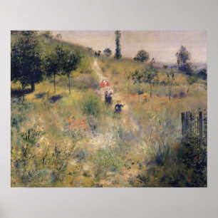 Pierre A Renoir The Path through the Long Grass Poster